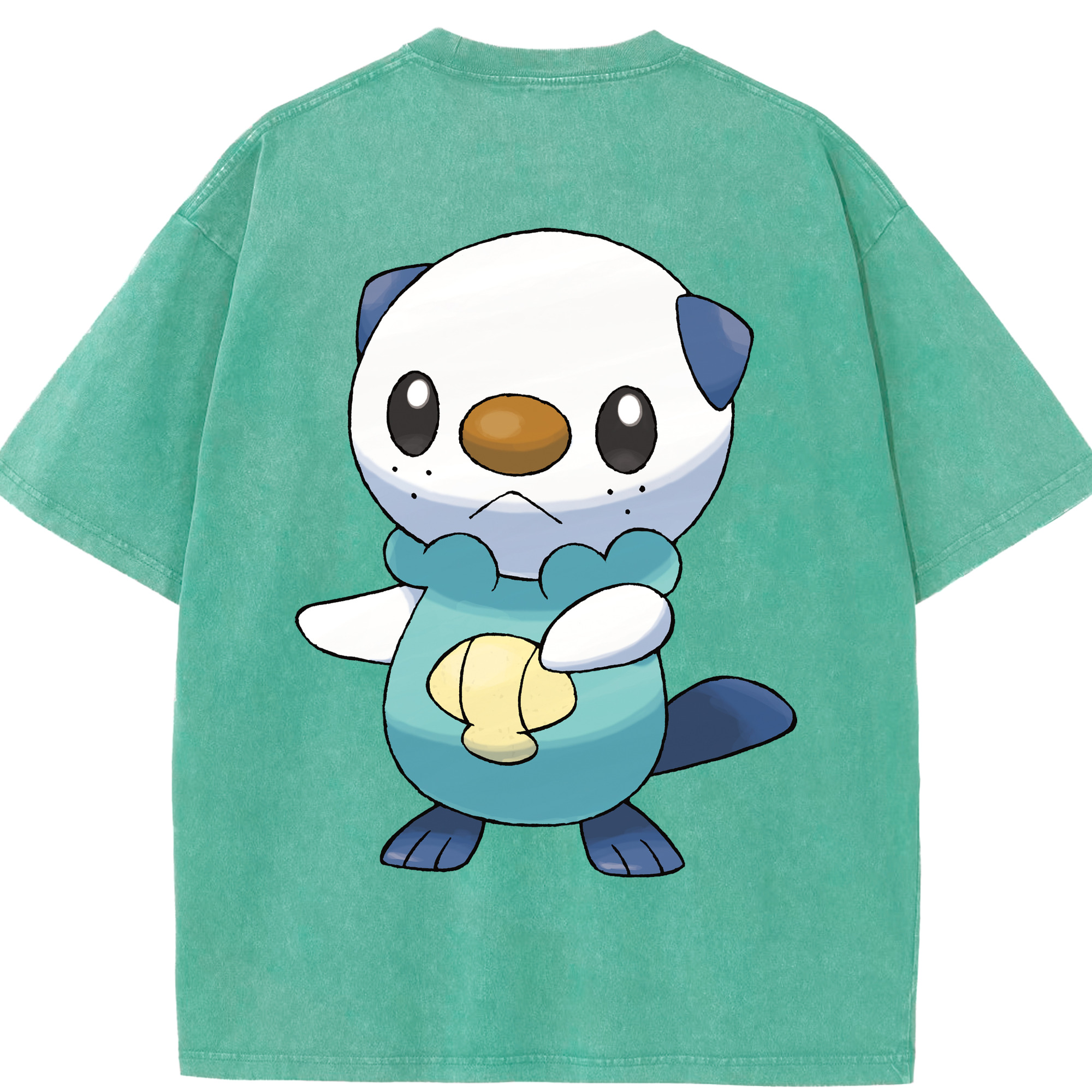 （画像用） ポケットモンスター Pokémon 綿100% ヴィンテージ風 半袖Tシャツ（背面プリント）
